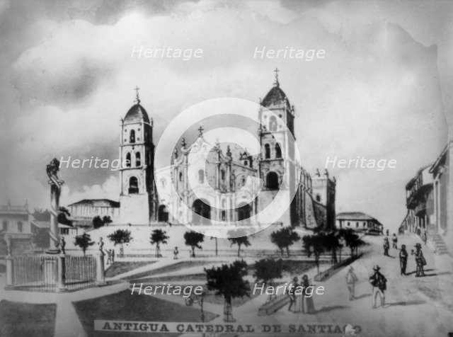 Old Cathedral of Santiago de Cuba, (1523), 1920s. Artist: Unknown