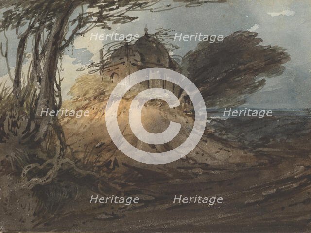 Indian Temple, ca. 1808-12. Creator: George Chinnery.