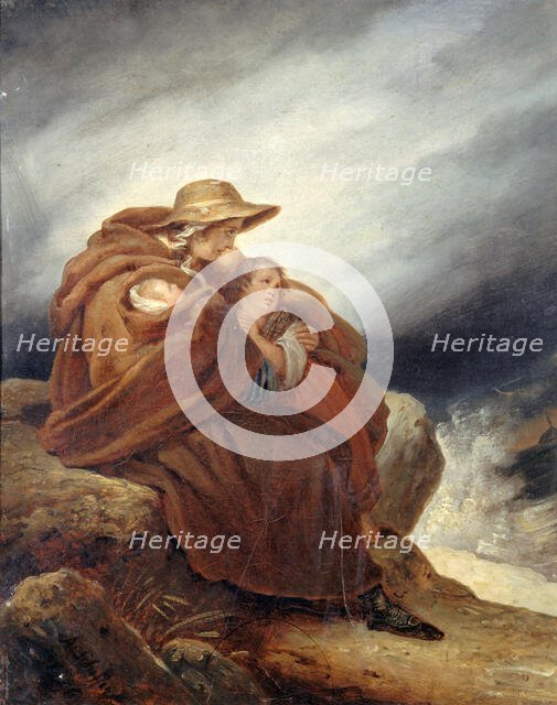 The sailor's family, 1826. Creator: Ary Scheffer.