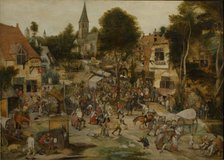 The Village Fair (Kermis), before 1565. Creator: Balten, Pieter (1525-1598).