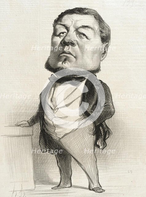 Ducoux, 1849. Creator: Honore Daumier.