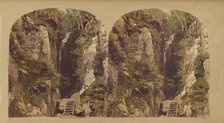 Dungeon Gill Force, Westmoreland., about 1860. Creator: Unknown.