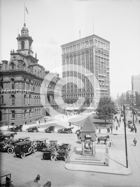 City Hall and Majestic Building, Detroit, Mich., between 1900 and 1910. Creator: Unknown.