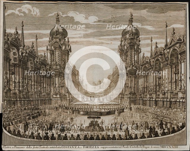 Opera Costanza e fortezza in the Prague Castle on August 28, 1723 to celebrate the coronation of Cha