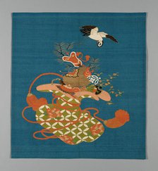 Fukusa (Gift Cover), Japan, late Edo period (1789-1868)/ Meiji period (1868-1912), 19th century. Creator: Unknown.