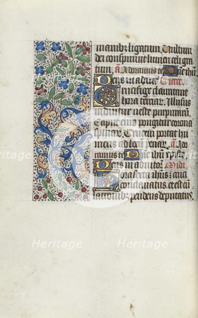 Book of Hours (Use of Rouen): fol. 97v, c. 1470. Creator: Master of the Geneva Latini (French, active Rouen, 1460-80).