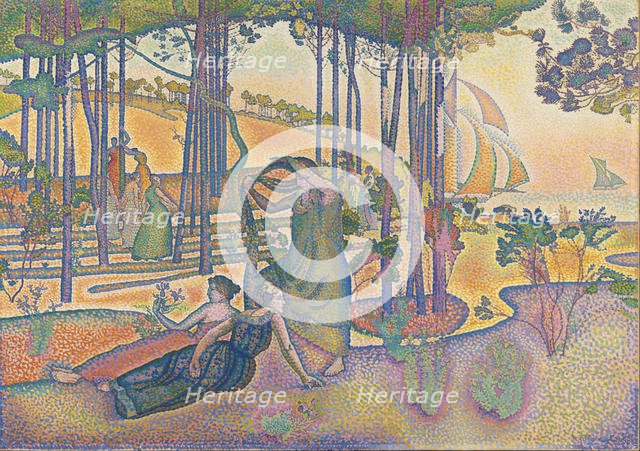 The Evening Air, ca 1893. Artist: Cross, Henri Edmond (1856-1910)