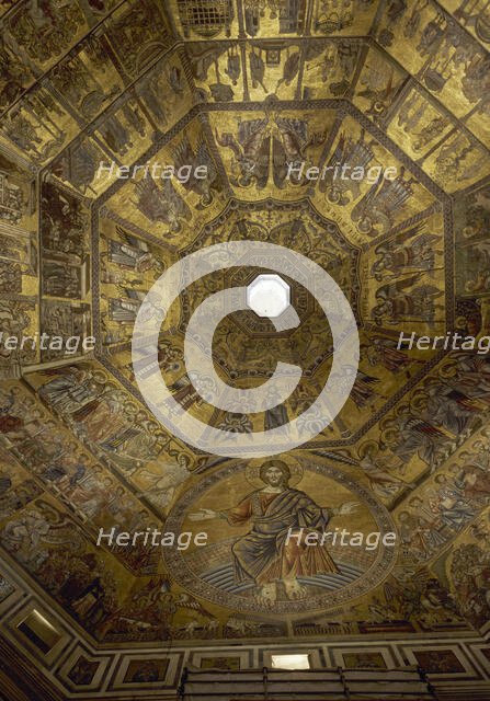 Mosaic, Baptistry of San Giovanni, Florence, Italy, 13th-14th century. Creator: Unknown.