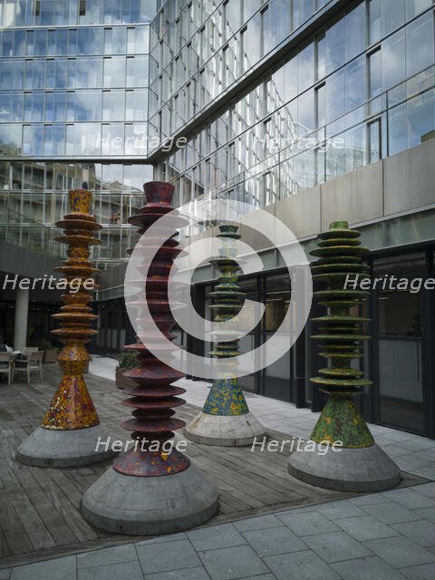 Around Battersea Power Station, London, UK, Oct 2021. Creator: Ethel Davies.