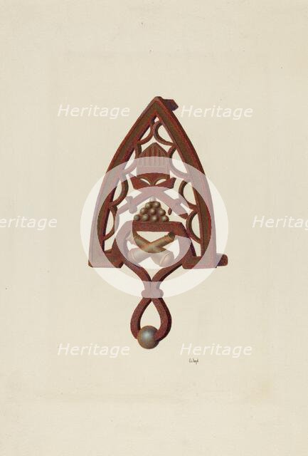 Trivet, 1935/1942. Creator: Joseph L. Boyd.