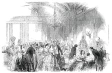 Lady John Russell's Assembly on Wednesday Evening, at Downing-Street - the Refreshment Room, 1850. Creator: Unknown.