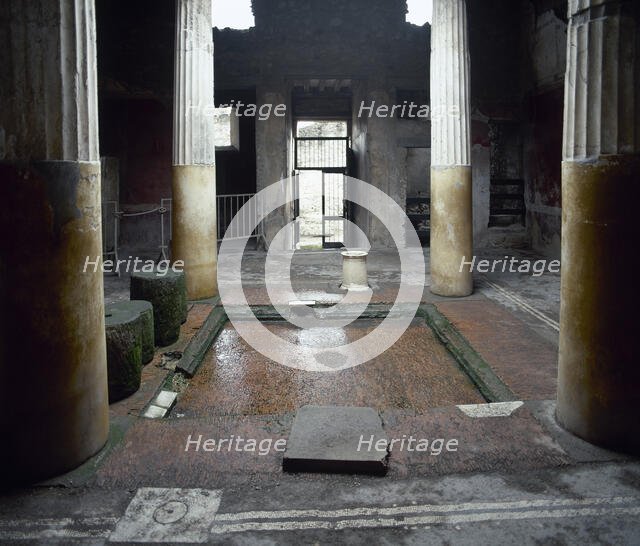 House of Lucius Ceius Secondus or House of the Ceii, Way of Abundance, Pompeii, Italy, 1st cent. Creator: LTL.
