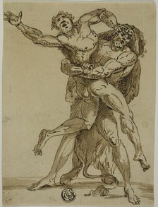 Hercules and Antaeus, n.d. Creator: Unknown.