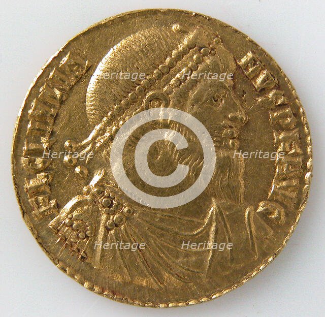 Solidus, Byzantine, 381-383. Creator: Unknown.