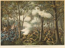 Battle of Tippecanoe, 1889. Creators: Unknown, Louis Kurz, Kurz and Allison.
