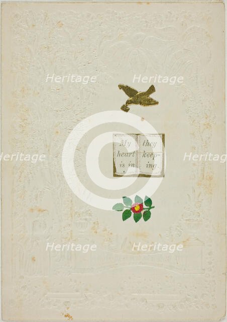 My Heart is in Thy Keeping (Valentine), n.d. Creator: Unknown.