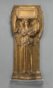 Amor Caritas, model 1880-1898, cast by 1905. Creator: Augustus Saint-Gaudens.