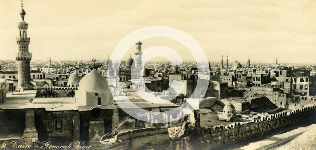 'Cairo - General View', c1918-c1939. Creator: Unknown.