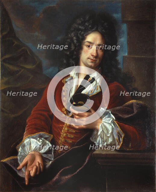 Gentilhomme prisant du tabac, End of 17th-Early 18th cen.. Creator: Belle; Alexis Simon (1674-1734).