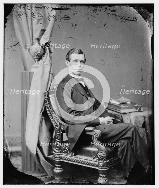 William Loughridge of Iowa, between 1860 and 1875. Creator: Unknown.