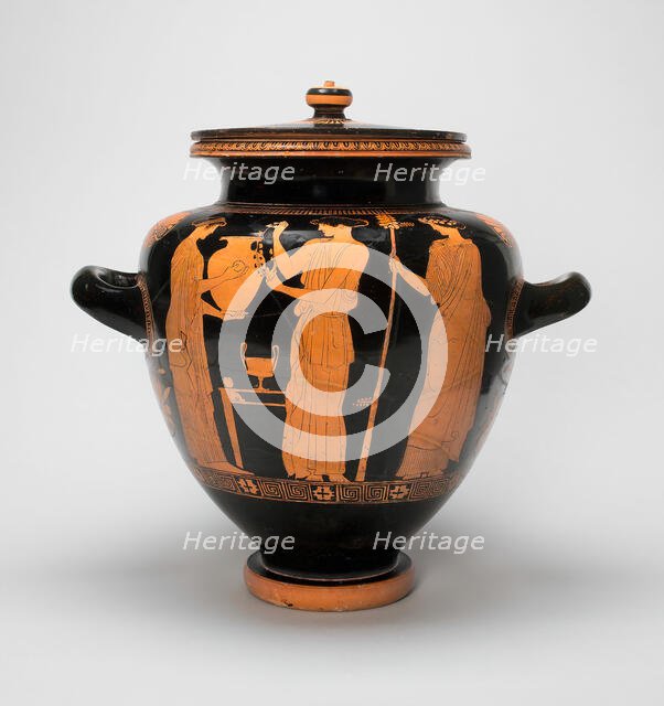 Stamnos (Mixing Jar), about 450 BCE. Creator: Chicago Painter.