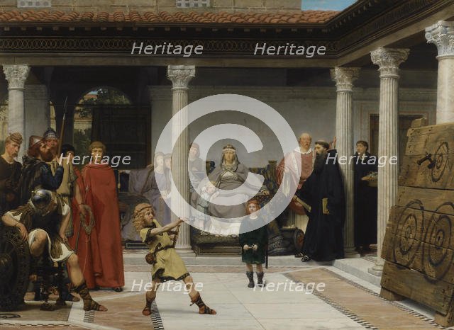 The Education of the children of Clovis, 1861. Artist: Alma-Tadema, Sir Lawrence (1836-1912)