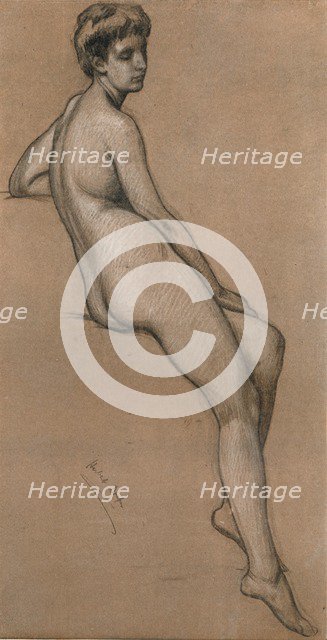 'Study of Line by Herbert Draper', c1903. Artist: Herbert James Draper.