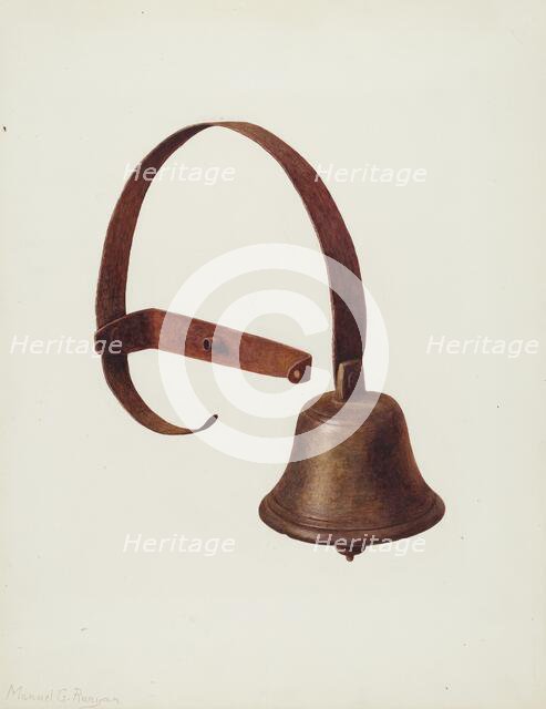 Servant's Bell, 1935/1942. Creator: Manuel G. Runyan.