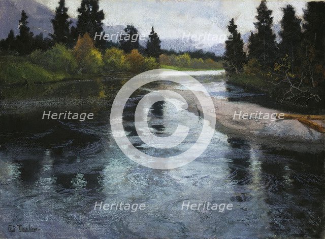 River', c1883. Creator: Thaulov, Fritz (1847-1906).