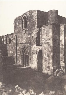 Jérusalem, église Sainte-Anne, Vue générale, 1854. Creator: Auguste Salzmann.