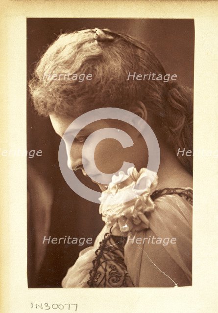 Lillie Langtry in 'Peril', c1885. Artist: Unknown