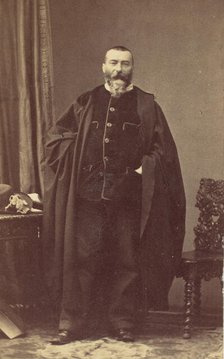 Alphonse Karr, 1850s. Creator: André-Adolphe-Eugène Disdéri.