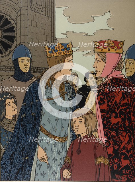 Illustration The Nibelungs, 1898-1901.