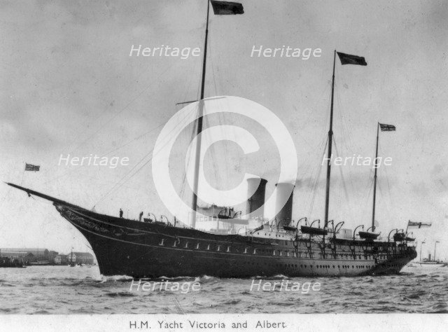 'H M Yacht Victoria and Albert', 1900. Artist: Unknown