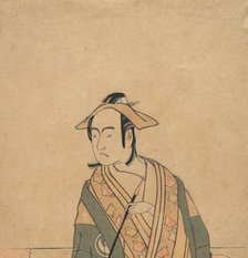The Third Sawamura Sojuro in the Role of Soga no Juro, ca. 1779. Creator: Shunsho.