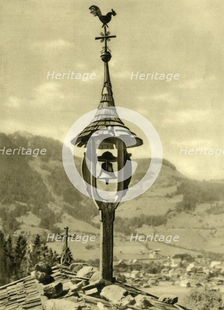 Church bell and weather vane, Kitzbühel, Tyrol, Austria, c1935. Creator: Unknown.