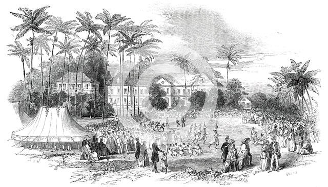 School Fete at Codrington College, Barbadoes, 1850. Creator: Unknown.