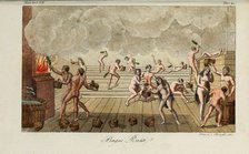 Russian bath. Illustration from Il costume antico e moderno o storia del governo… by Giulio Ferrario, 1831. Artist: Giarrè, Luigi (1772-1844)