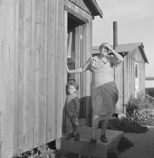 Grandmother and grandchild, Greenfield, Salinas Valley, California, 1939. Creator: Dorothea Lange.