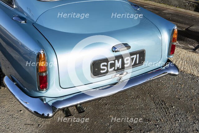 Rear of a 1961 Aston Martin DB4 GT SWB lightweight. Creator: Unknown.