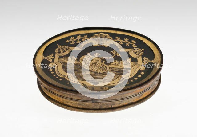 Box, Bohemia, c. 1730. Creator: Bohemia Glass.