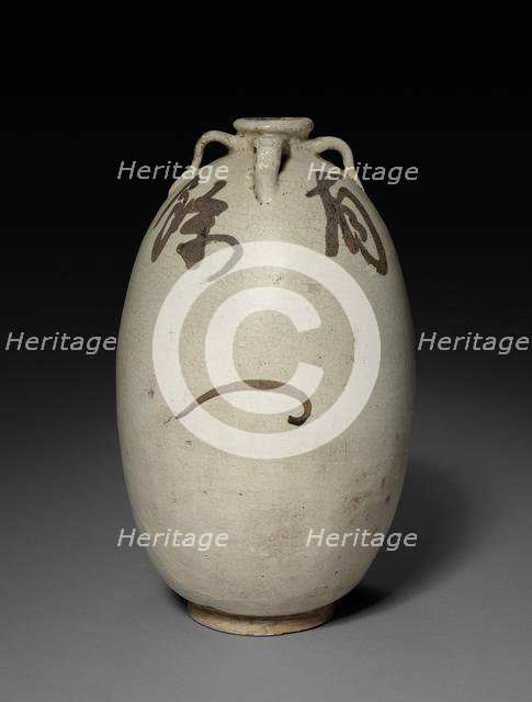 Wine Jar: Cizhou Ware, 1271-1368. Creator: Unknown.