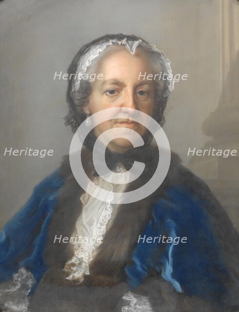 Baroness Ulrika Maria Sparre, née Tessin, mid-18th century. Creator: Gustaf Lundberg.