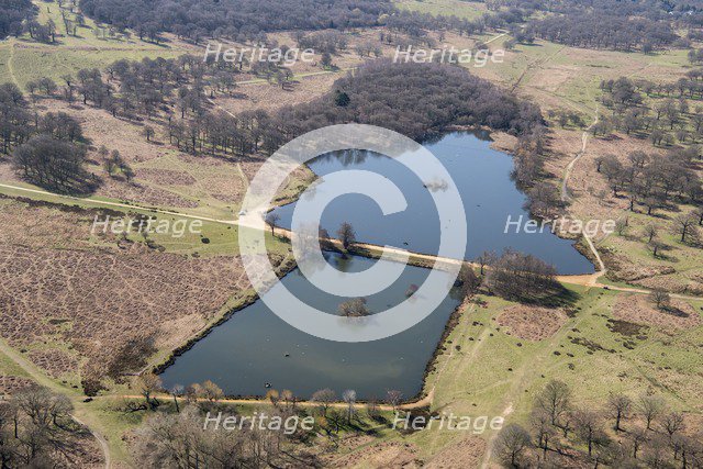 Pen Ponds, Richmond Park, Richmond upon Thames, London, 2018. Creator: Historic England Staff Photographer.