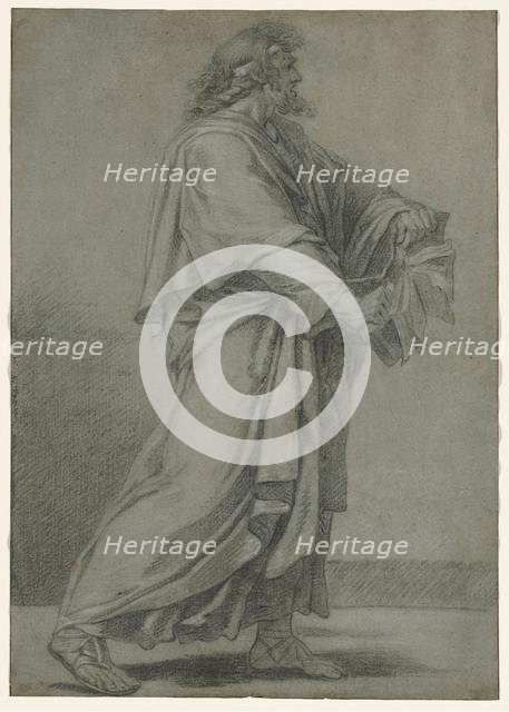 Man Destroying Book, 1700s. Creator: Anonymous.