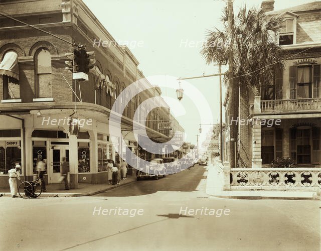 St. George Street, St. Augustine, St. Johns County, Florida, 1937. Creator: Frances Benjamin Johnston.