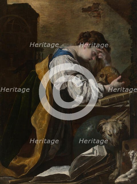 Melancholia, c. 1615. Creator: Domenico Fetti.