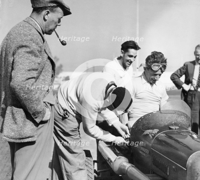 Offenhauser midget racing car, (c1930s?). Artist: Unknown