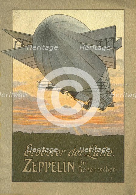 Conquerer of the Air. Zeppelin, 1916. Artist: Anonymous  