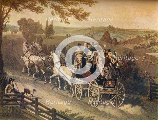 'Stage Coach', c19th century. Artist: Matthew Dubourg.